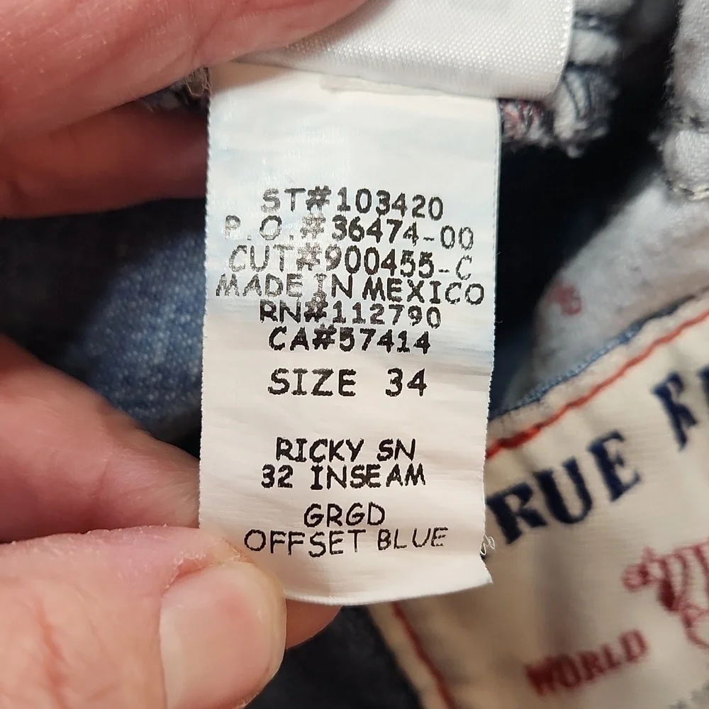 True Religion Ricky Relaxed Straight Jeans‎